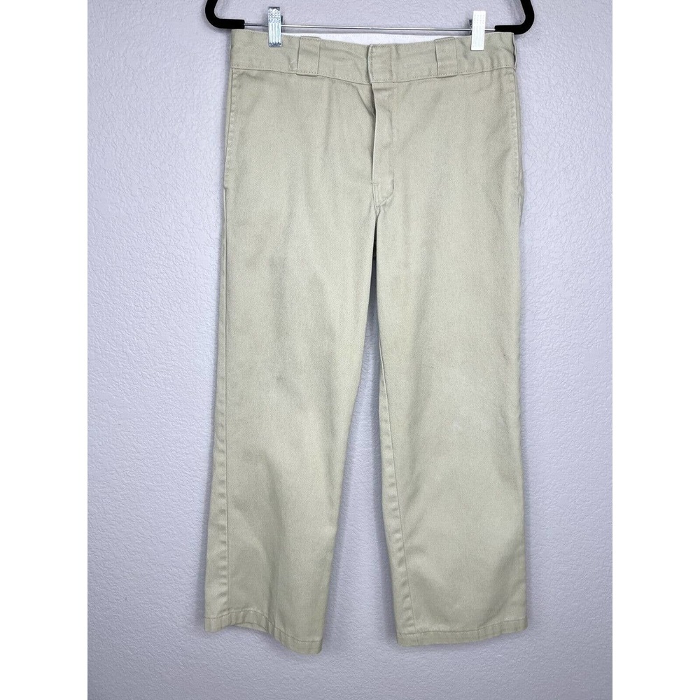 Dickies 874 Original Fit Straight Leg Pants Size 32 x 27 - Military Khaki, Boho